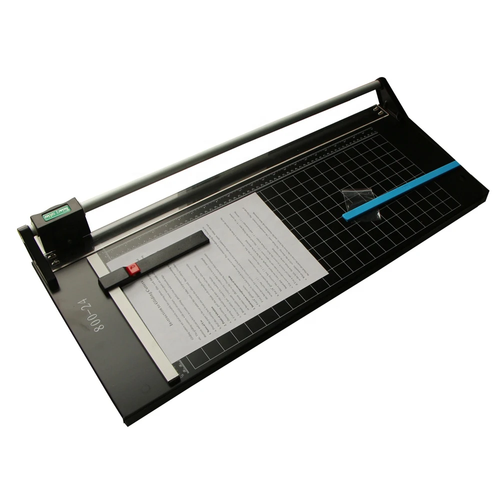 I-002 High Precision 24&quot; a2 12 sheet Manual Guillotine Rotary Paper  Trimmer