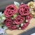 Import IFG factory direct 7 head wedding fabric flower silk rose bush from China