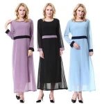 In Pakistan Karachi Wholesale Modest Fashion Dubai YIWU Printed Floral Women Islamic Clothing Abaya