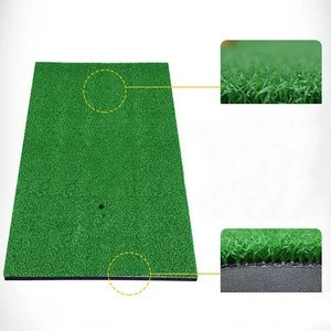 Indoor Golf Practice Grass Mat Backyard Training Hitting Pad Golf Mat