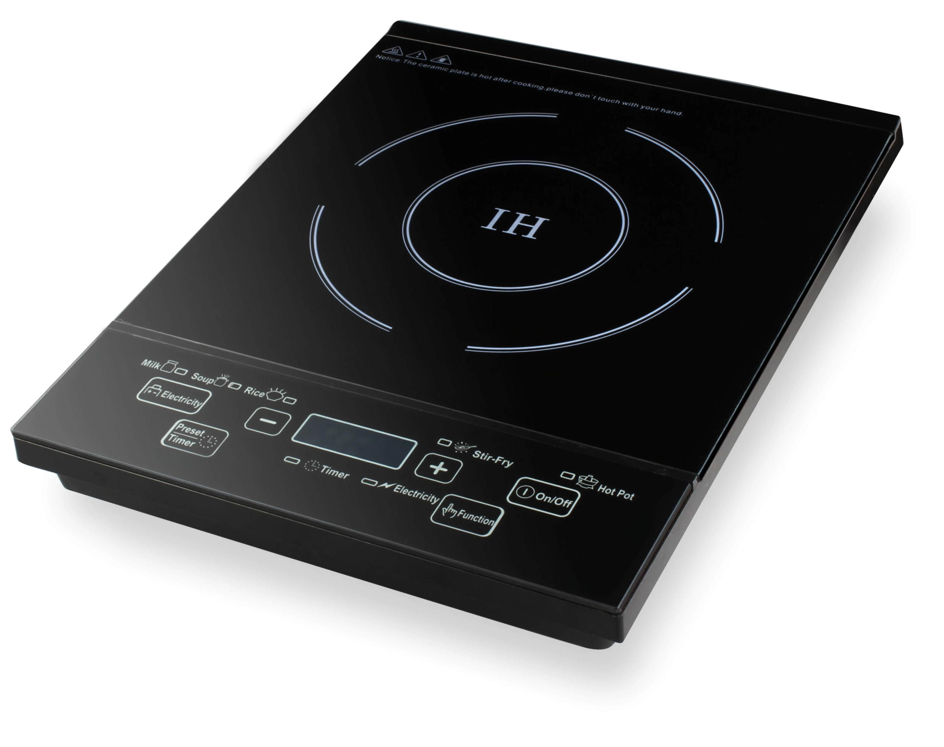 Induction Cooker 2000W Easy To Operate Quality IGBT Inside Multi Function Inductive Heating RIC-A1 Save Energy Spare Parts