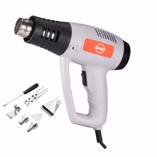Industrial Electric Heat Gun Mini Handheld 2000W Heat Guns Machine Hot Air Gas for Shrink Wrap, Auto Film, Curved Pipe