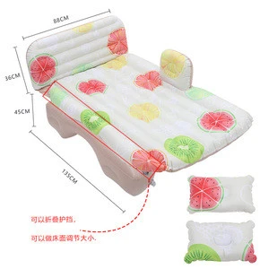 Inflatable bed in car travel bed mattress SUV car air mattress