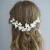 Import Ins hot Delicate Porcelain Flower Wedding Hair Accessories Ceramic Floral Bridal Hair Comb Pins Handmade Women Prom Headpiece from China