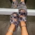 Import Ins Hot Soft Comfortable Fluffy Fur Slippers Open Round Toe Double Band House Slides Shoes For Ladies Winter Slipper Women from China