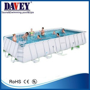 Buy [intex]rectangular Metal Frame Inflatable Swimming Pool from ...