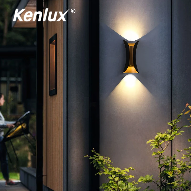 Ip65 Waterproof Outdoor 10W Led Wall Light Decorative Porch Garden Lights Wall Lamps
