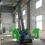 Japan technical Small Truck Crane 1.7 ton mini truck mounted crane Mini Construction CRANE
