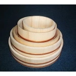 Japanese style wooden sushi rice tub ,sushi barrel & hangiri, wooden sushi tools & items wholesale