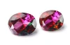 jewelry making gemstone aaa colorful oval cubic zirconia loose beads