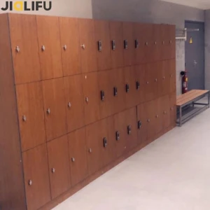 JLF 12mm hpl panel customized public storage wardrobe safe locker