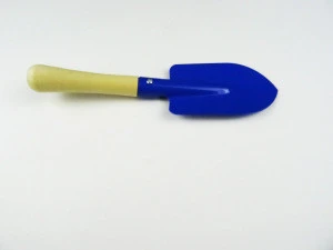 Kids blue spade mini gardening sand beach tools
