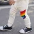 Import Kids Clothing Korean 2019 Casual Trend Trousers Rainbow Unisex Baby Cotton Pants from China