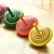 Import Kids Kindergarten Learning Educational Toy Multicolor Mini Cartoon Wooden Spinning Top Toy Wood Gyro Classic Toys from China