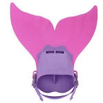 Kids Swimming Fins Adjustable Hook Loop Strap Flipper Mermaid Swimming Foot Diving Feet Tail Swim Shoes Water Sports