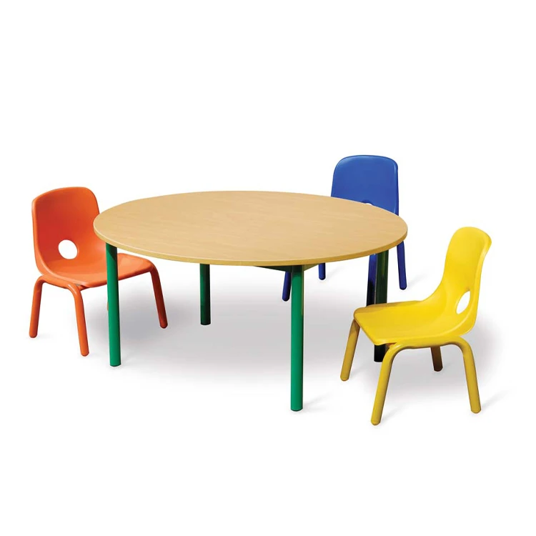 Kindergarten furniture plastic kids table and chair set