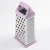 Import Kitchen Gadget Multi purpose stainless steel manual box grater with plastic handle from China