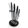 Kitchen  knife set with TPR Soft Grip Plastic Handle and Acrylic Holder Chef Kitchen knife holder