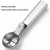 Import Kitchen Stainless Steel Ice Cream Scoop Ice Ball Maker Frozen Yogurt Cookie Dough Meat Balls Rice Dishes Ice Cream Spoon Tools from China
