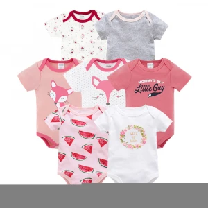 knitted cotton cartoon print baby girls clothes clothing sets