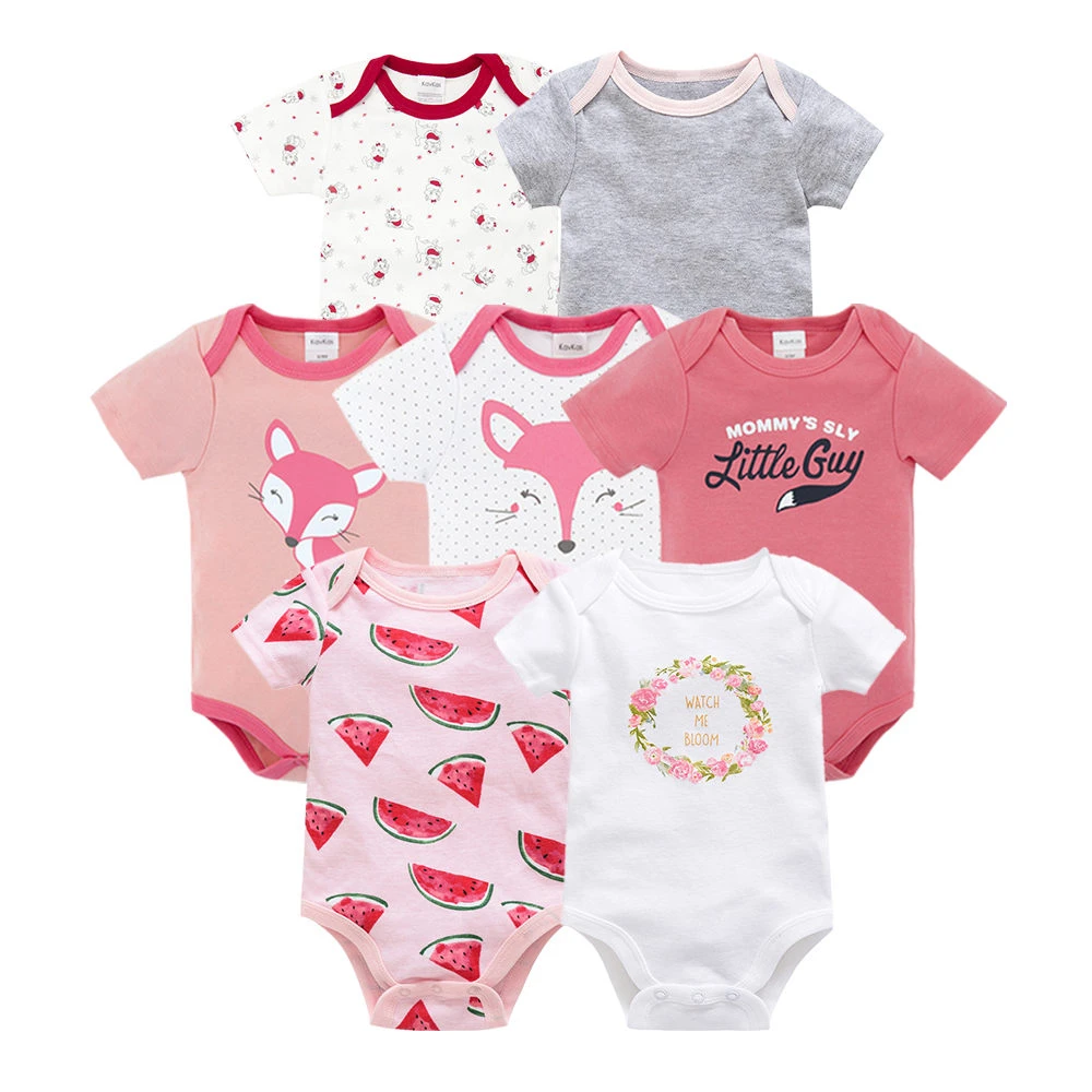 knitted cotton cartoon print baby girls clothes clothing sets