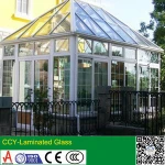 Laminated tempered glass/ Safe glass for wall and roof
