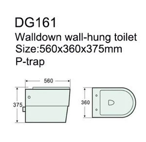 Large supply factory supply sanitary ware wall hung ceramic toilet price