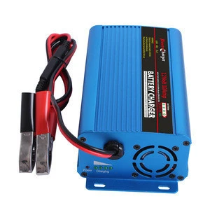 Latest 12V 24V battery universal automatic switching 10A 8A truck/car lead acid battery charger