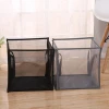 Laundry Hamper Bag with Handles,Portable &amp;Collapsible Dirty Clothes Mesh Basket Foldable