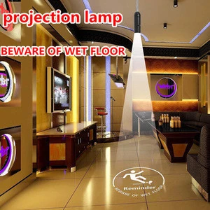 led spotlight custom logo projector Gobo lamp 5w commercial hotel bar mall ceiling wall floor decoration lighting logo spotlight