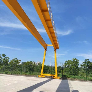 Lifting equipment Double Girder 40 ton travelling end carriage gantry crane for workshop