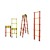 Import Light weight FRP fiberglass Insulating Multi-section telescopic Extension Ladder from China