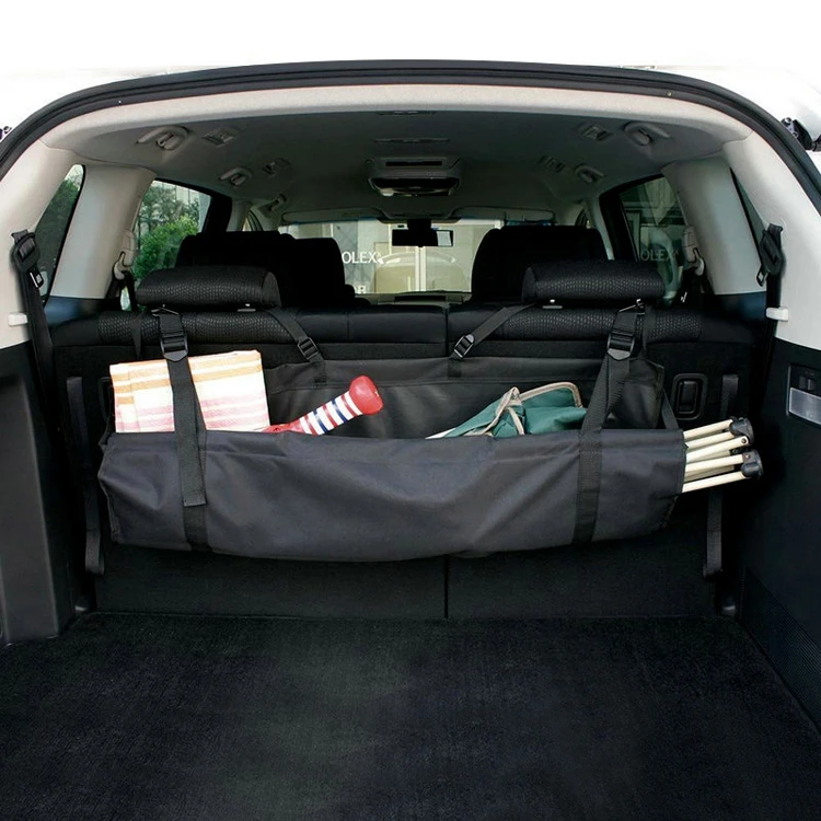 Long Size Car Backseat Trunk Storage Organizer Hanging Bag for Auto Interior Cargo Accessories