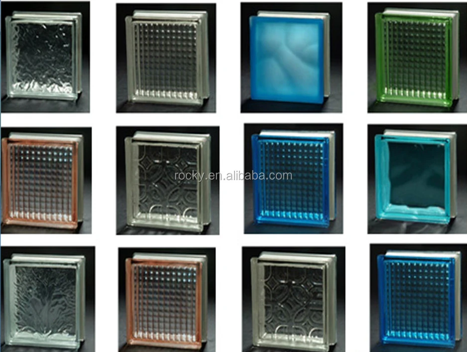 Low price building hollow crystal clear glass block