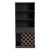 Import Luxury American style design espresso wine cabinet display connecting with bar table for dining living room from China