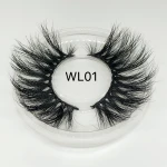 Luxury Eyelashes 3d 27mm 30 Mm Mink Eyelashes Oem Service 100% Real Mink Lashes 5 mm 3d mink eyelash