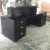 Import Luxury salon reception desk modern black with Led lighting from China