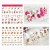 Import M+1-40 New Japanese and Korean watermarked nail sticker christmas cake candy decoration water transfer nail sticker for nail art from China