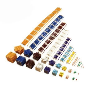 MA139/2  the complete beads set game for kids  mathematics wooden educational mathmatic toys for AMS and AMI