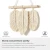 Import Macrame Wall Hanging Feather Boho Chic Woven Leaf Tassels Decoration Cotton Ornaments with Wooden Beads Home Decor from China