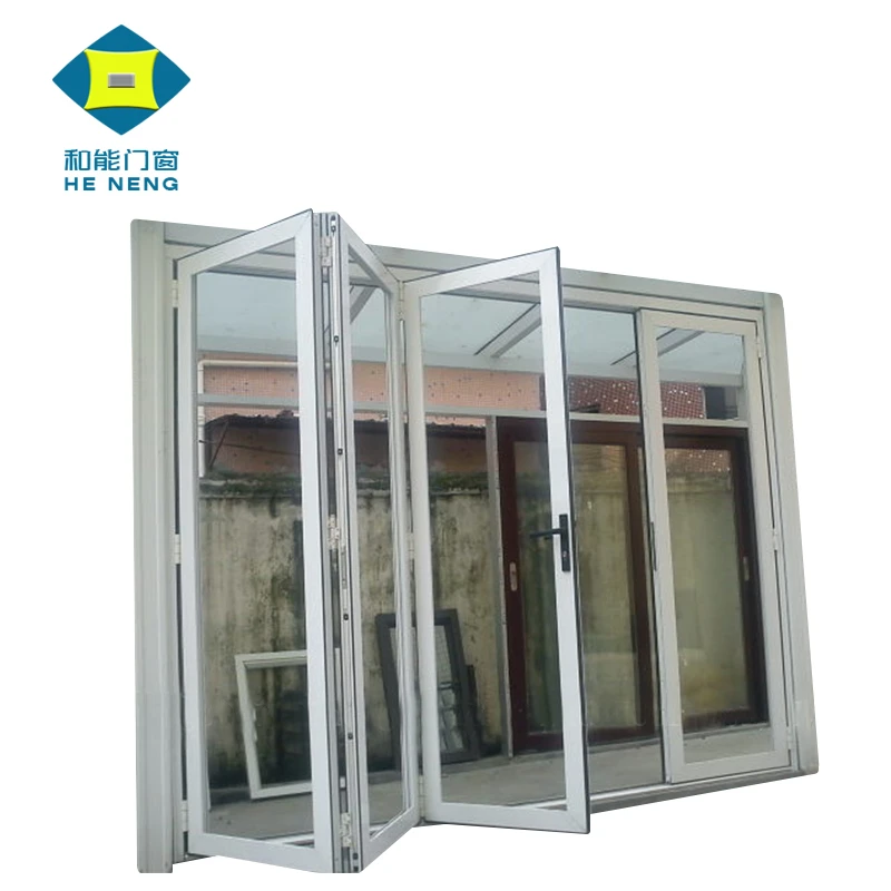 Made In China Factory Price Outdoor And Interior Glass Aluminium Sliding Folding Doors