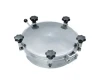 Made In China Superior Quality Stainless Steel Sanitary Manhole Cover Round Tank Manhole Cover