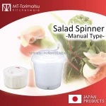 Manual Hand Use Plastic Salad Spinner For Drain Vegitable Pro And Home