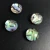 Import Manufacture Natural Shell Abalone Round with Crystal Cabochon 15mm from China