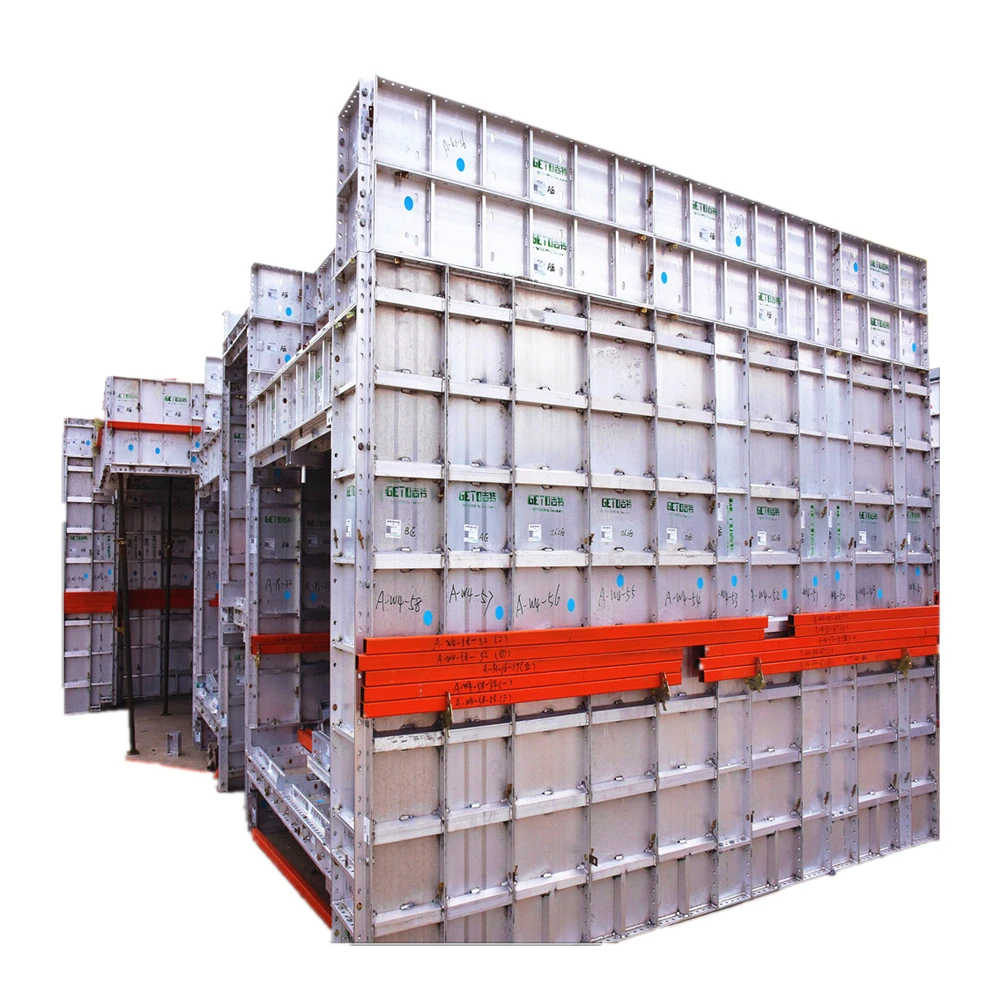 Manufacturer delivery formwork /concrete wall mould/light weight aluminium template