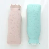 Manufacturer FDA Silicone hot water bag for microwave, hot selling LFGB rubber mini hot water bottle, hot water bag  plush