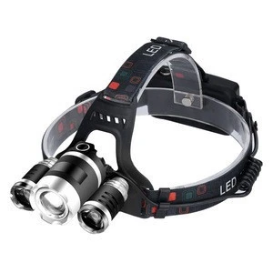 Manufacturer Supply 20W High Power Fixed Focus  Led Head Lamp Torch Light Rechargeable Headlamp