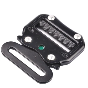 Manufacturers High quality 46mm black Adjustable Tactical metal Belt  Buckle