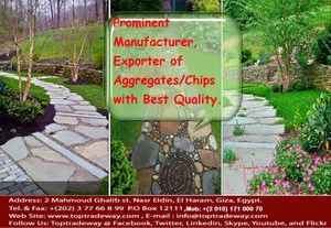 Marble Chips /Aggregates for decorative concrete and decorative landscaping, free of moisture.