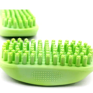 Medical Household Green Plastic Bathroom Cleaning Brush